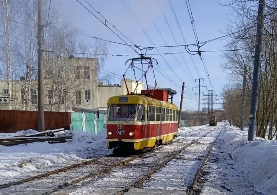 Движение по трамвайному маршруту №6 остановили в Нижнем Новгороде