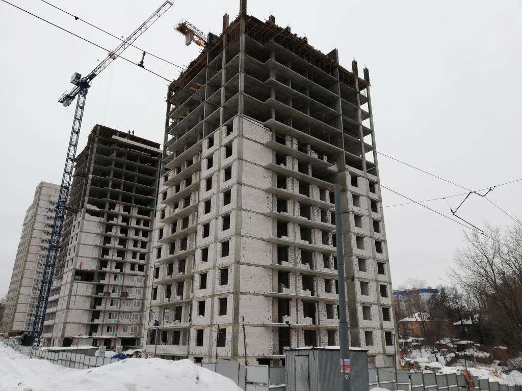 Ход строительства ЖК "Бекетов Парк" - февраль 2023