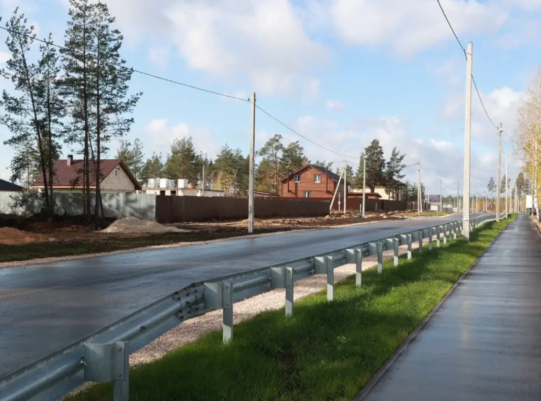 Строительство дороги к жилому комплексу завершилось в Дзержинске