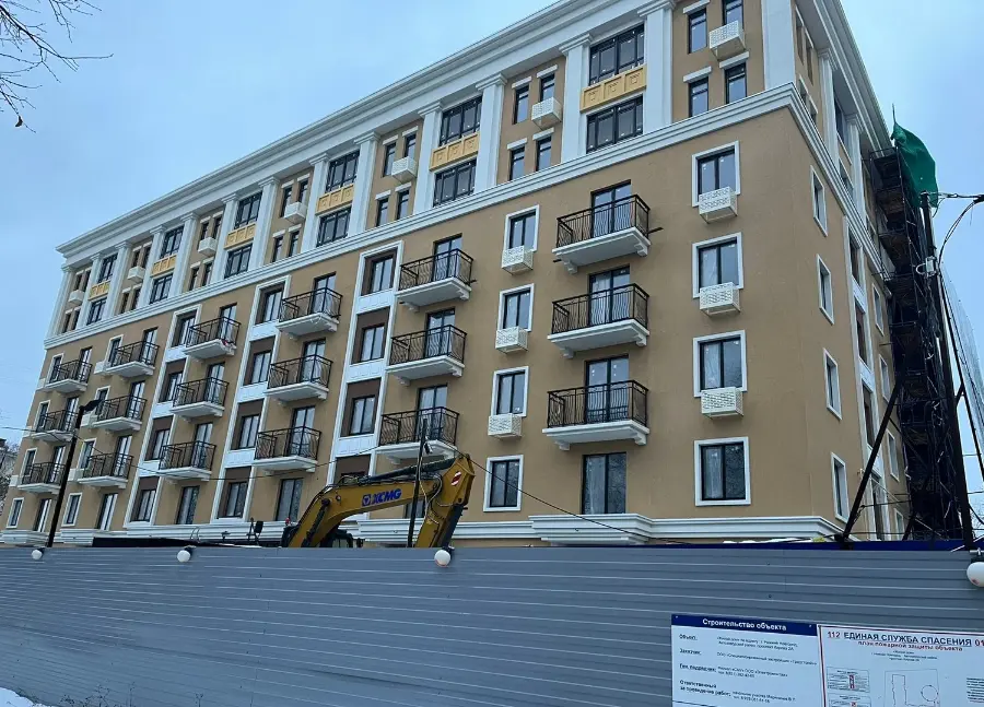 Дом в стиле сталинского ампира строят в Автозаводском районе