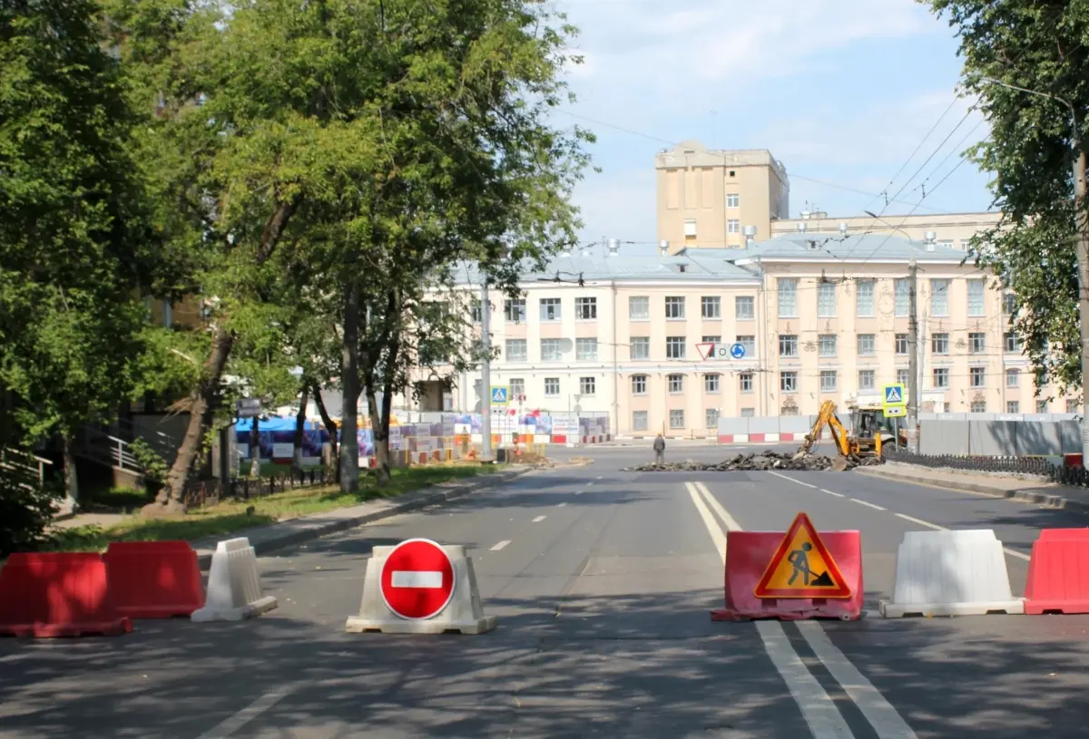 Объездную дорогу откроют на площади Свободы в Нижнем Новгороде осенью