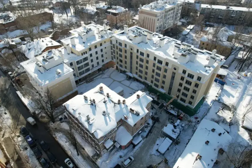 Шесть элитных жилых комплексов строят на территории Нижнего Новгорода