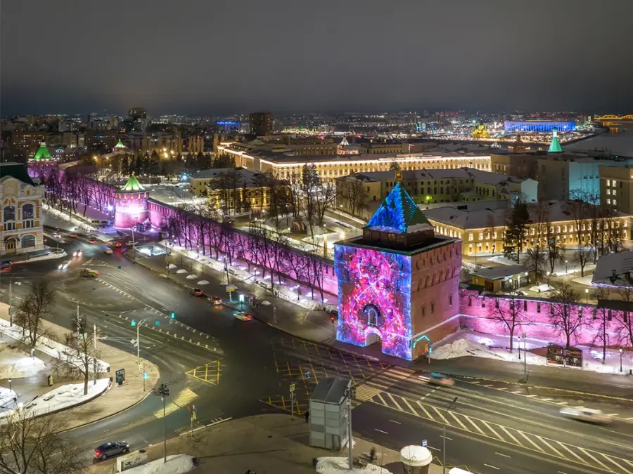 Праздничную подсветку Нижегородского кремля организуют за 43 млн рублей