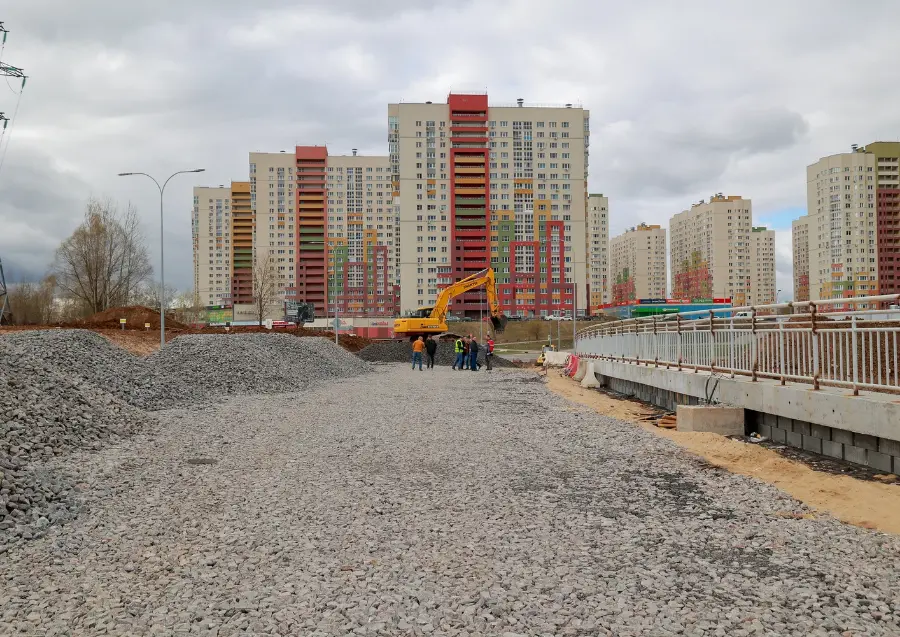 Дорогу в жилые комплексы «Цветы» и «Новая Кузнечиха» достроят летом