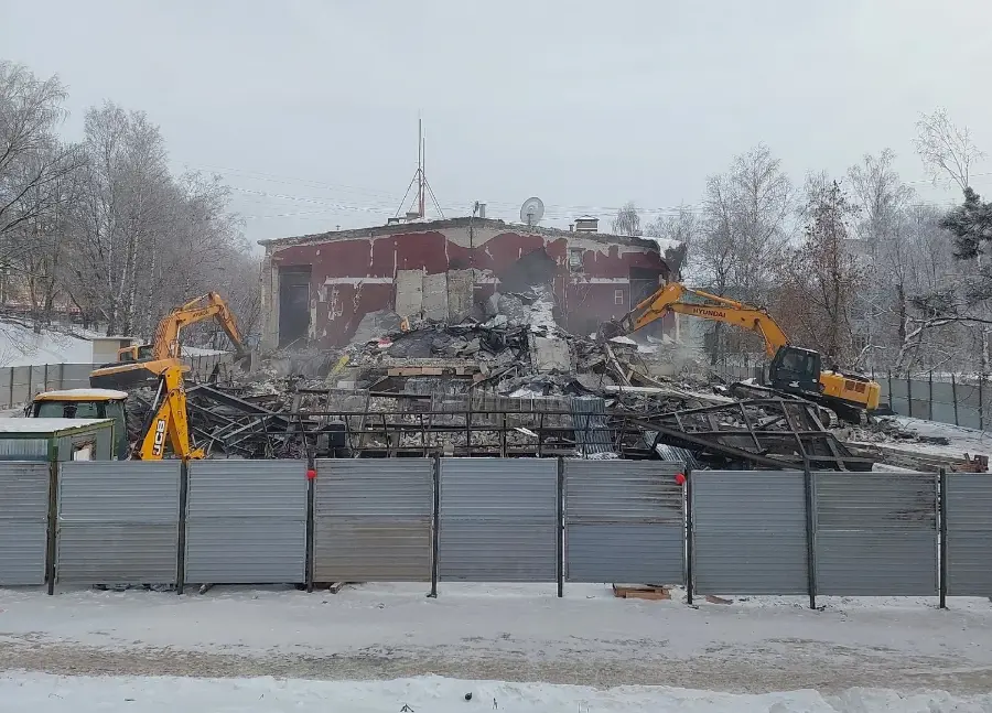 Кинотеатр «Электрон» почти полностью снесли в Нижнем Новгороде