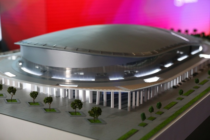 Строительство Ледовой арены в Нижнем Новгороде идет согласно графику
