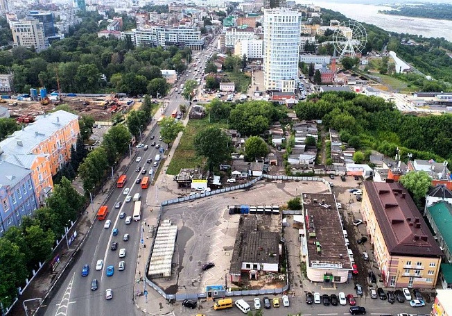 Земляные работы стартуют на площади Сенной в Нижнем Новгороде в начале октября